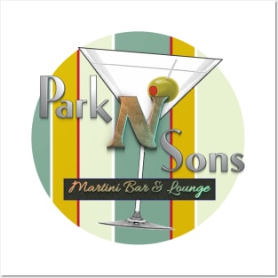 Park N Sons Martini Bar & Lounge III Posters and Art